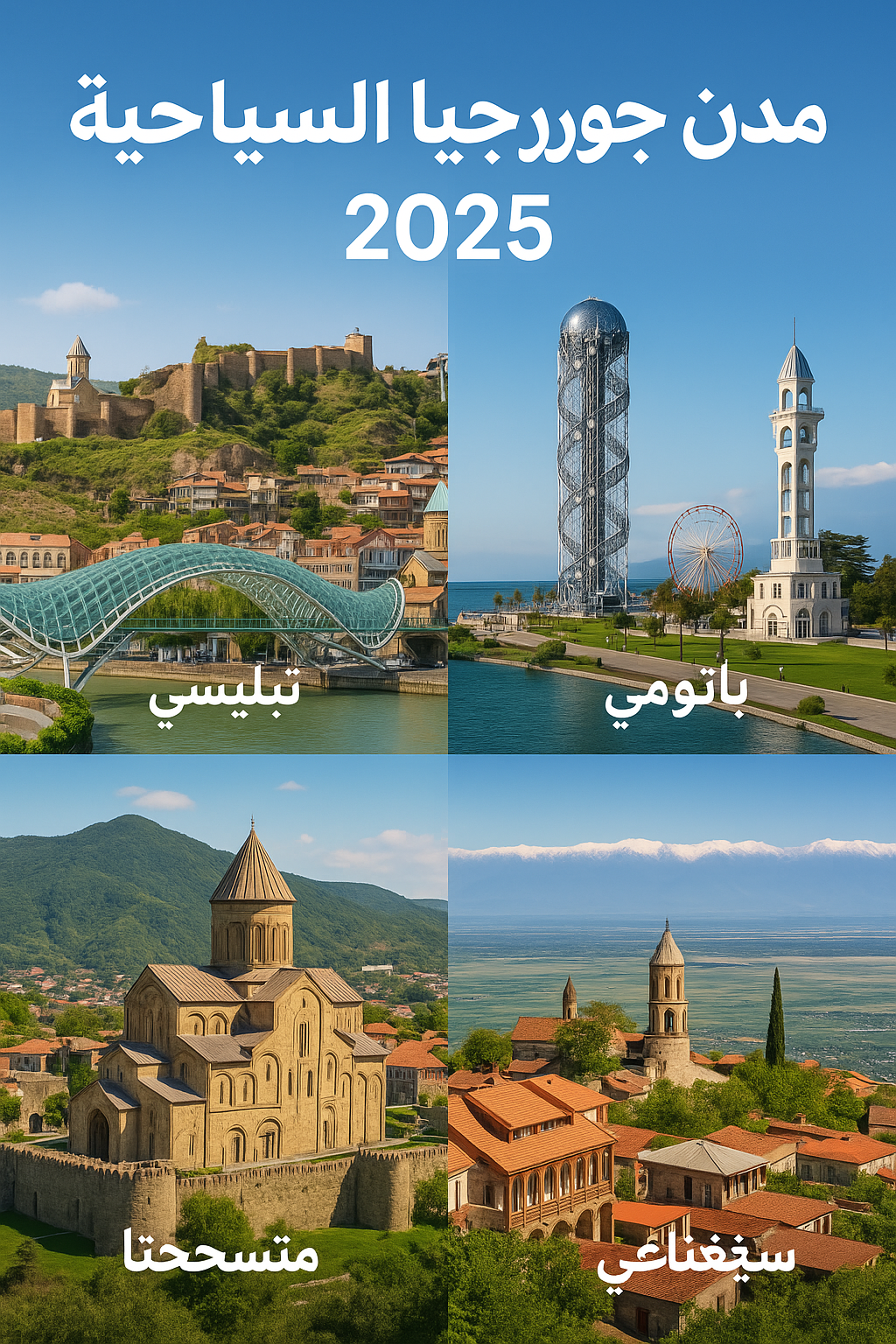 مدن جورجيا السياحية 2025
